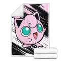 Jigglypuff Blanket Fleece Custom Pokemon Anime Bedding 4 - PerfectIvy