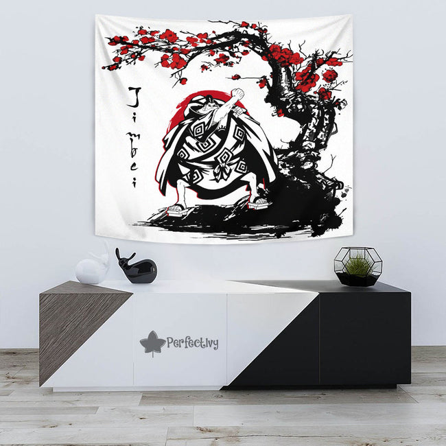 Jinbe Tapestry Custom One Piece Anime Bedroom Living Room Home Decoration 3 - PerfectIvy