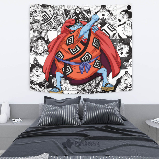 Jinbe Tapestry Custom One Piece Anime Manga Room Wall Decor 2 - PerfectIvy