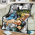 Jolyne Cujoh Blanket Fleece Custom JJBA Anime Bedding 2 - PerfectIvy