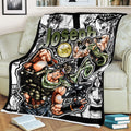Joseph Joestar Blanket Fleece Custom JJBA Anime Bedding 3 - PerfectIvy