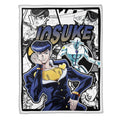 Josuke Higashikata Blanket Fleece Custom JJBA Anime Bedding 1 - PerfectIvy