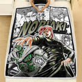 Kakyoin Noriaki Blanket Fleece Custom JJBA Anime Bedding 2 - PerfectIvy