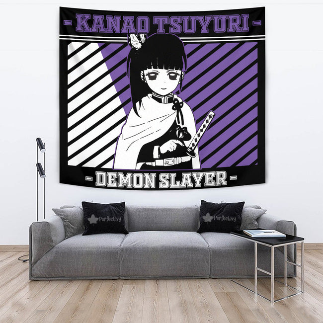 Kanao Tsuyuri Tapestry Custom Demon Slayer Anime Home Wall Decor For Bedroom Living Room 4 - PerfectIvy