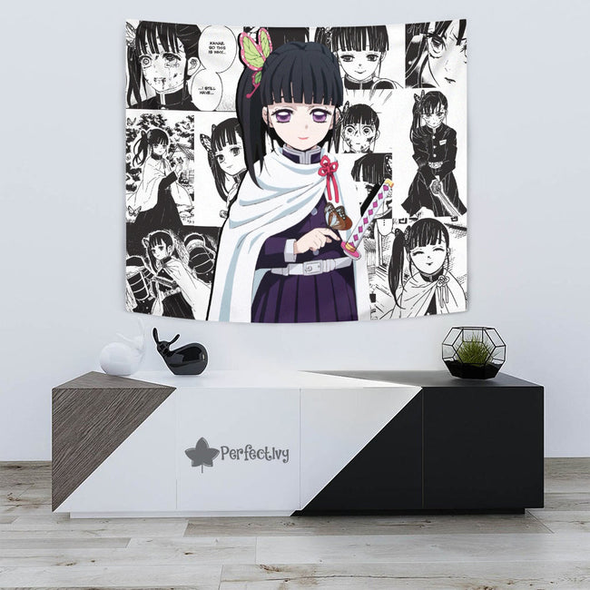 Kanao Tsuyuri Tapestry Custom Demon Slayer Anime Manga Room Decor 3 - PerfectIvy