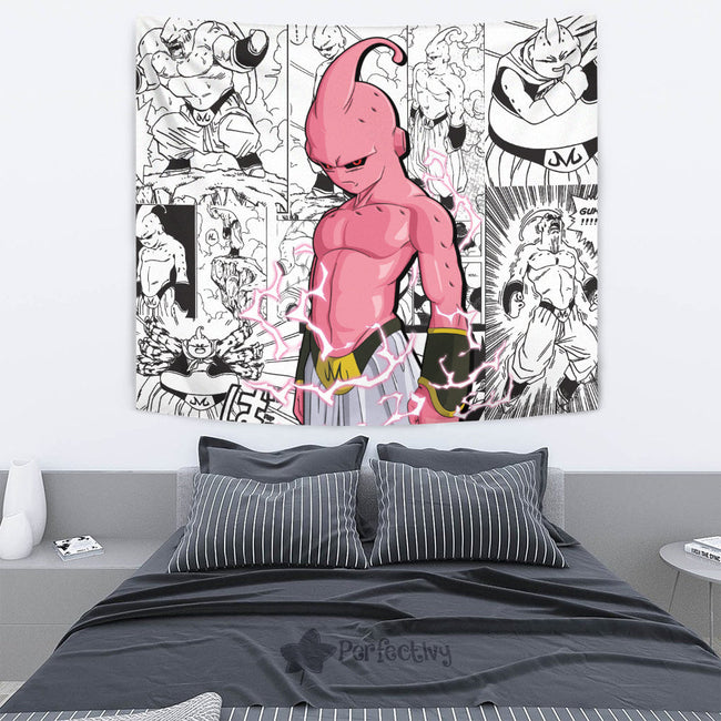 Kid Majin Buu Tapestry Custom Dragon Ball Anime Manga Room Decor 2 - PerfectIvy