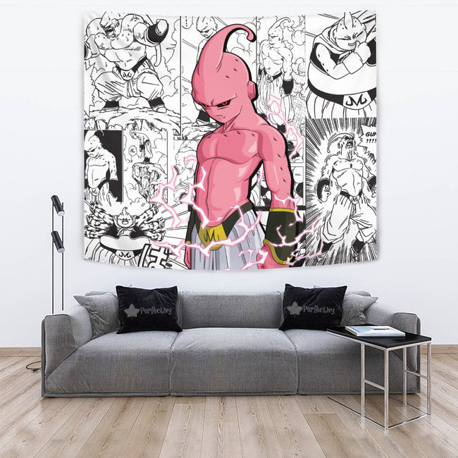 Kid Majin Buu Tapestry Custom Dragon Ball Anime Manga Room Decor 3 - PerfectIvy