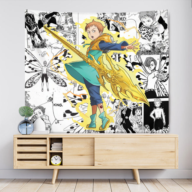 King Tapestry Custom Seven Deadly Sins Manga Anime Room Decor 2 - PerfectIvy
