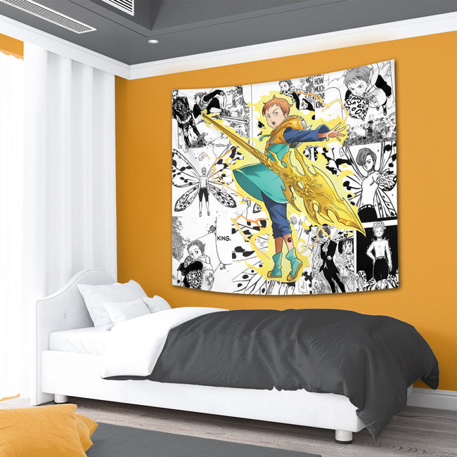 King Tapestry Custom Seven Deadly Sins Manga Anime Room Decor 4 - PerfectIvy