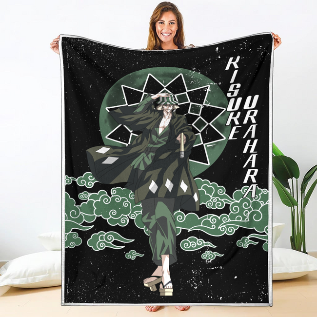 Kisuke Urahara Blanket Moon Style Custom Bleach Anime Bedding 1 - PerfectIvy