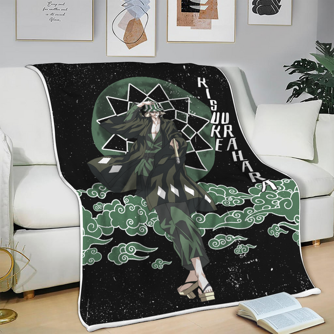 Kisuke Urahara Blanket Moon Style Custom Bleach Anime Bedding 3 - PerfectIvy