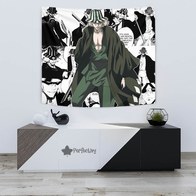 Kisuke Urahara Tapestry Custom Bleach Anime Manga Room Decor 3 - PerfectIvy
