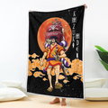 Kozuki Oden Blanket Moon Style Custom One Piece Anime Bedding 2 - PerfectIvy