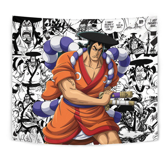 Kozuki Oden Tapestry Custom One Piece Anime Manga Room Wall Decor 1 - PerfectIvy