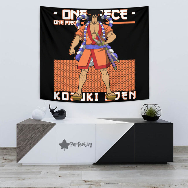 Kozuki Oden Tapestry Custom One Piece Anime Room Decor 3 - PerfectIvy