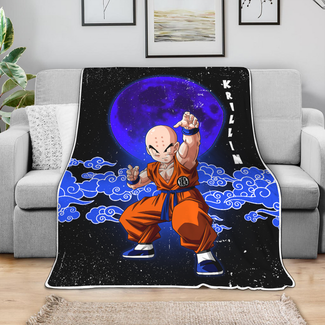 Krillin Blanket Custom Cloud Dragon Ball Anime Bedding 2 - PerfectIvy