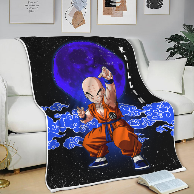 Krillin Blanket Custom Cloud Dragon Ball Anime Bedding 4 - PerfectIvy