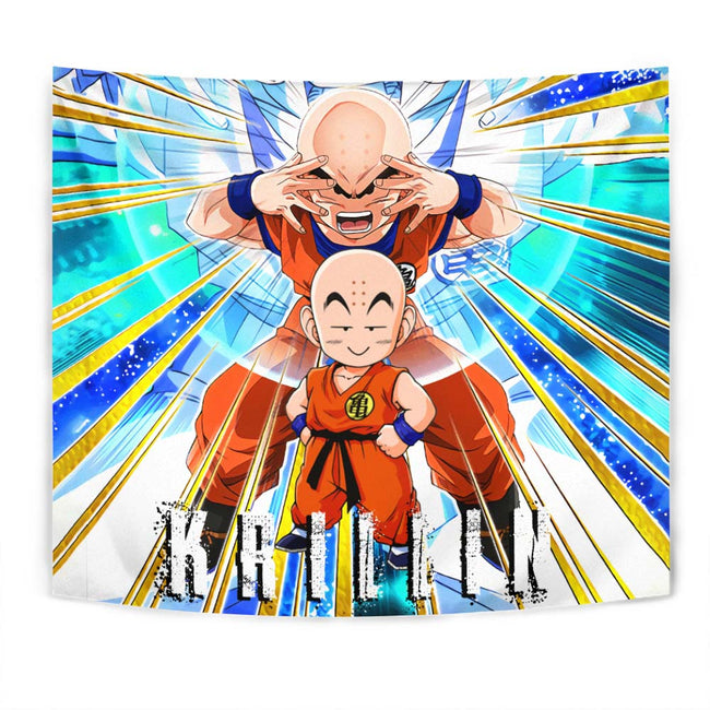 Krillin Tapestry Custom Dragon Ball Anime Home Decor 1 - PerfectIvy