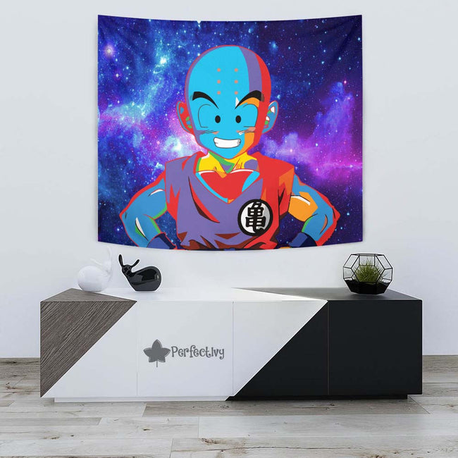 Krillin Tapestry Custom Dragon Ball Anime Room Decor 3 - PerfectIvy