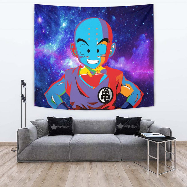 Krillin Tapestry Custom Dragon Ball Anime Room Decor 4 - PerfectIvy