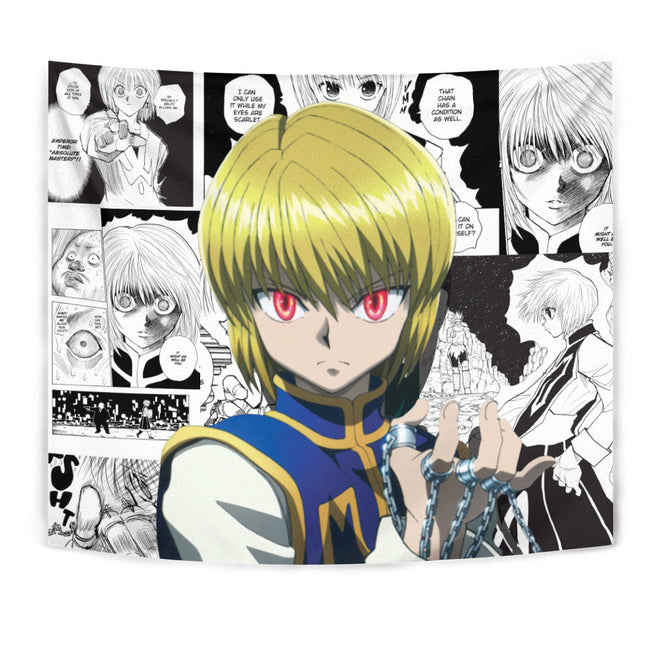 Kurapika Tapestry Custom Hunter x Hunter Anime Mix Manga Room Decor 1 - PerfectIvy