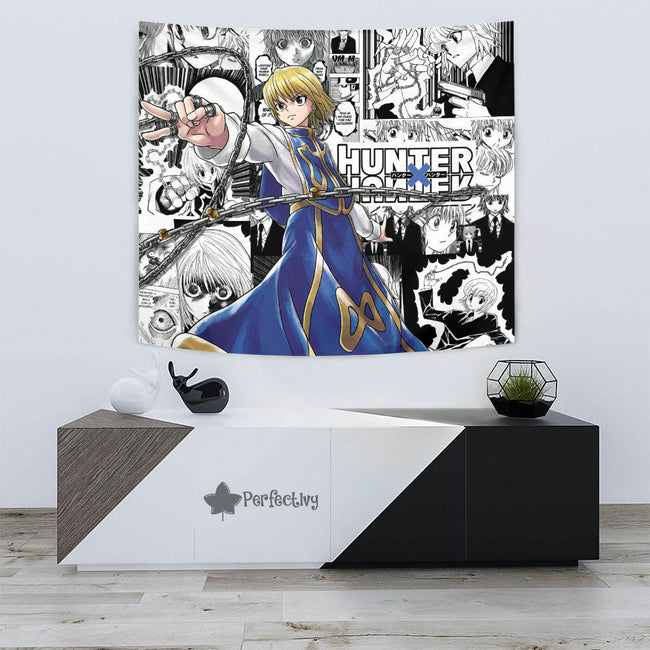 Kurapika Tapestry Custom Hunter x Hunter Anime mix Manga Home Room Wall Decor 3 - PerfectIvy