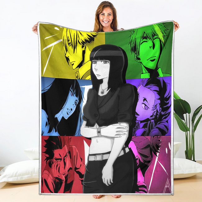 Kurokami no Onna Blanket Custom Death Parade Anime Bedding 1 - PerfectIvy