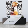 Kyojuro Rengoku Tapestry Custom Demon Slayer Anime Manga Room Decor 4 - PerfectIvy