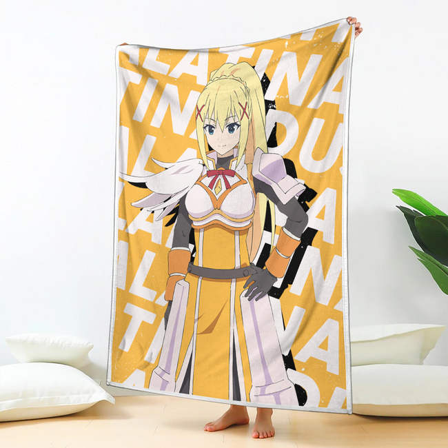 Lalatina Dustiness Ford Blanket Custom KonoSuba Anime Bedding 2 - PerfectIvy