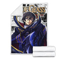Lelouch Lamperouge Blanket Fleece Custom Code Geass Anime Manga Bedding Room 3 - PerfectIvy