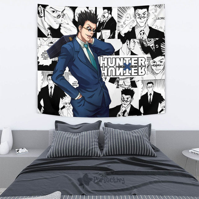Leorio Paladiknight Tapestry Custom Hunter x Hunter Anime mix Manga Home Room Wall Decor 2 - PerfectIvy