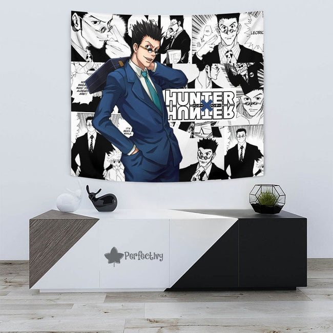 Leorio Paladiknight Tapestry Custom Hunter x Hunter Anime mix Manga Home Room Wall Decor 3 - PerfectIvy