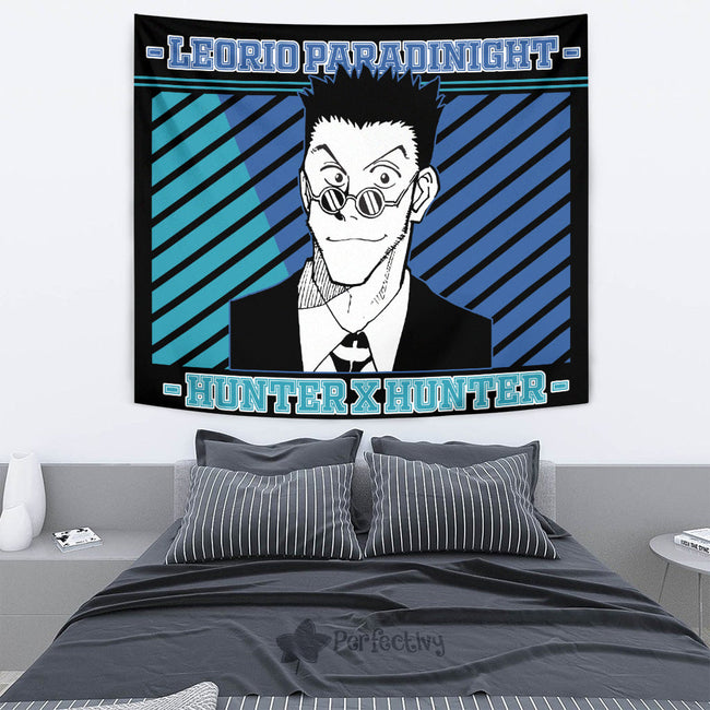 Leorio Paradinight Tapestry Custom Hunter x Hunter Anime Bedroom Living Room Home Decoration 2 - PerfectIvy