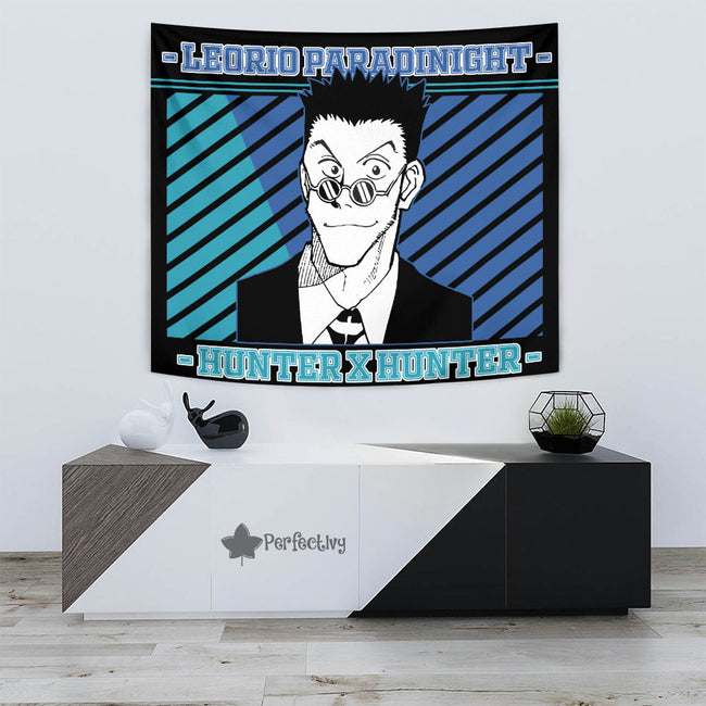 Leorio Paradinight Tapestry Custom Hunter x Hunter Anime Bedroom Living Room Home Decoration 3 - PerfectIvy