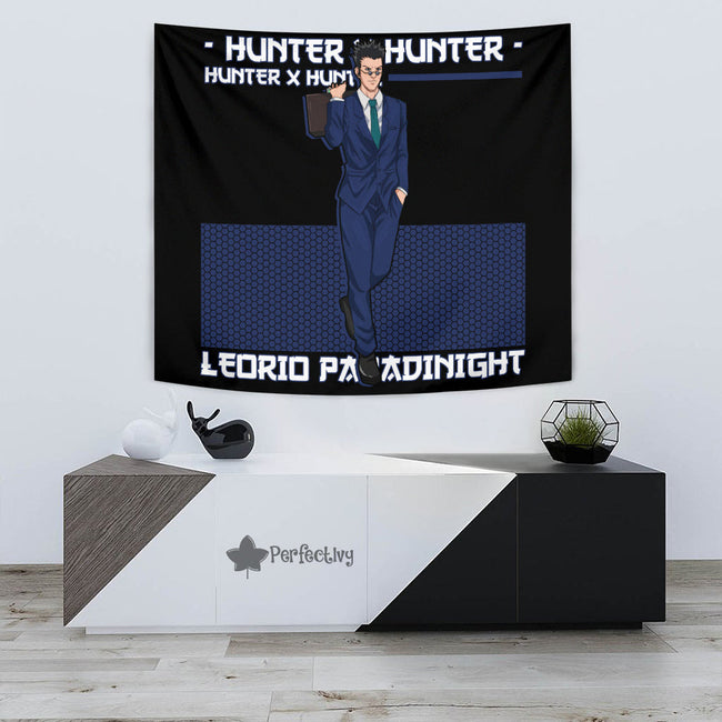 Leorio Paradinight Tapestry Custom Hunter x Hunter Anime Room Decor 3 - PerfectIvy