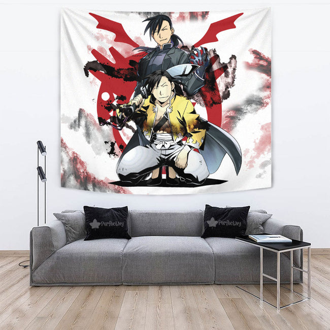 Ling Yao Tapestry Custom Fullmetal Alchemist Anime Home Wall Decor For Bedroom Living Room 4 - PerfectIvy