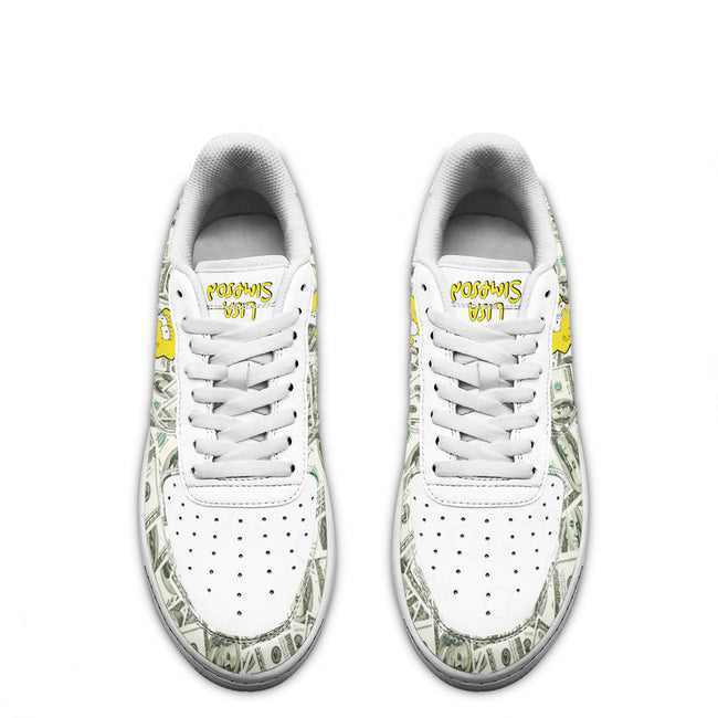 Lisa Simpson Sneakers Custom Simpson Cartoon Shoes 4 - PerfectIvy