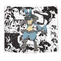 Lucario Tapestry Custom Pokemon Manga Anime Room Decor 1 - PerfectIvy