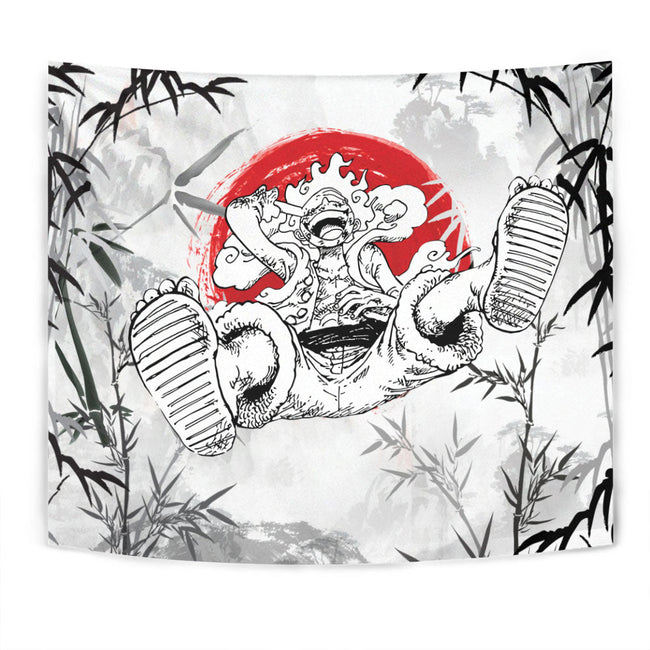 Luffy Awakening Tapestry Custom One Piece Anime Room Decor 1 - PerfectIvy