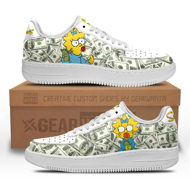 Maggie Simpson Sneakers Custom Simpson Cartoon Shoes 2 - PerfectIvy