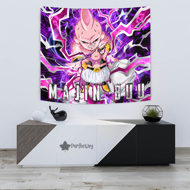 Majin Buu Tapestry Custom Dragon Ball Anime Home Decor 3 - PerfectIvy