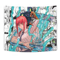Makima Tapestry Custom Chainsaw Man Anime Manga Room Decor 1 - PerfectIvy