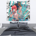 Makima Tapestry Custom Chainsaw Man Anime Manga Room Decor 2 - PerfectIvy