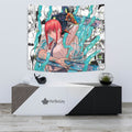 Makima Tapestry Custom Chainsaw Man Anime Manga Room Decor 3 - PerfectIvy