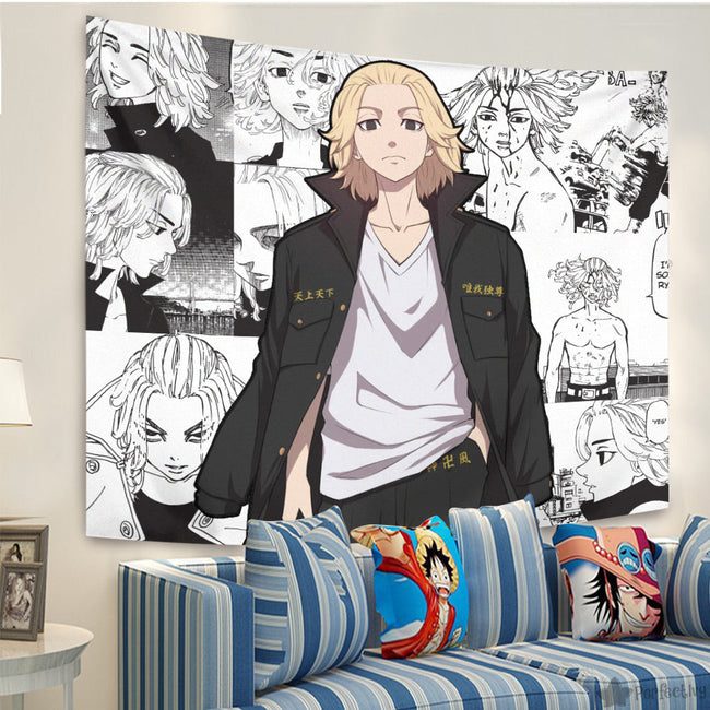 Manjiro Sano Mikey Tapestry Custom Tokyo Revengers Manga Anime Room Decor 3 - PerfectIvy