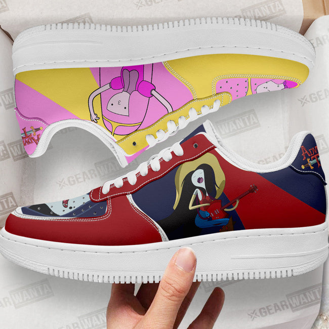 Marceline and Bubblegum Sneakers Custom Adventure Time Shoes 1 - PerfectIvy