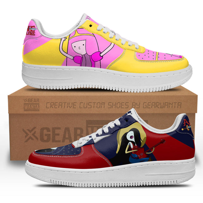 Marceline and Bubblegum Sneakers Custom Adventure Time Shoes 2 - PerfectIvy