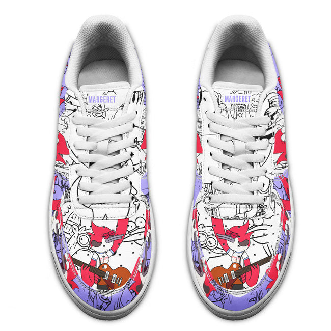 Margaret Smith Regular Show Sneakers Custom Cartoon Shoes 3 - PerfectIvy