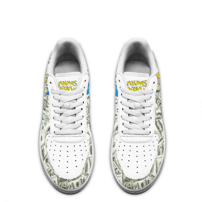 Marge Simpson Sneakers Custom Simpson Cartoon Shoes 3 - PerfectIvy