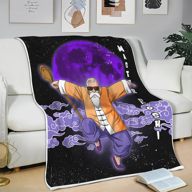 Master Roshi Blanket Custom Cloud Dragon Ball Anime Bedding 3 - PerfectIvy